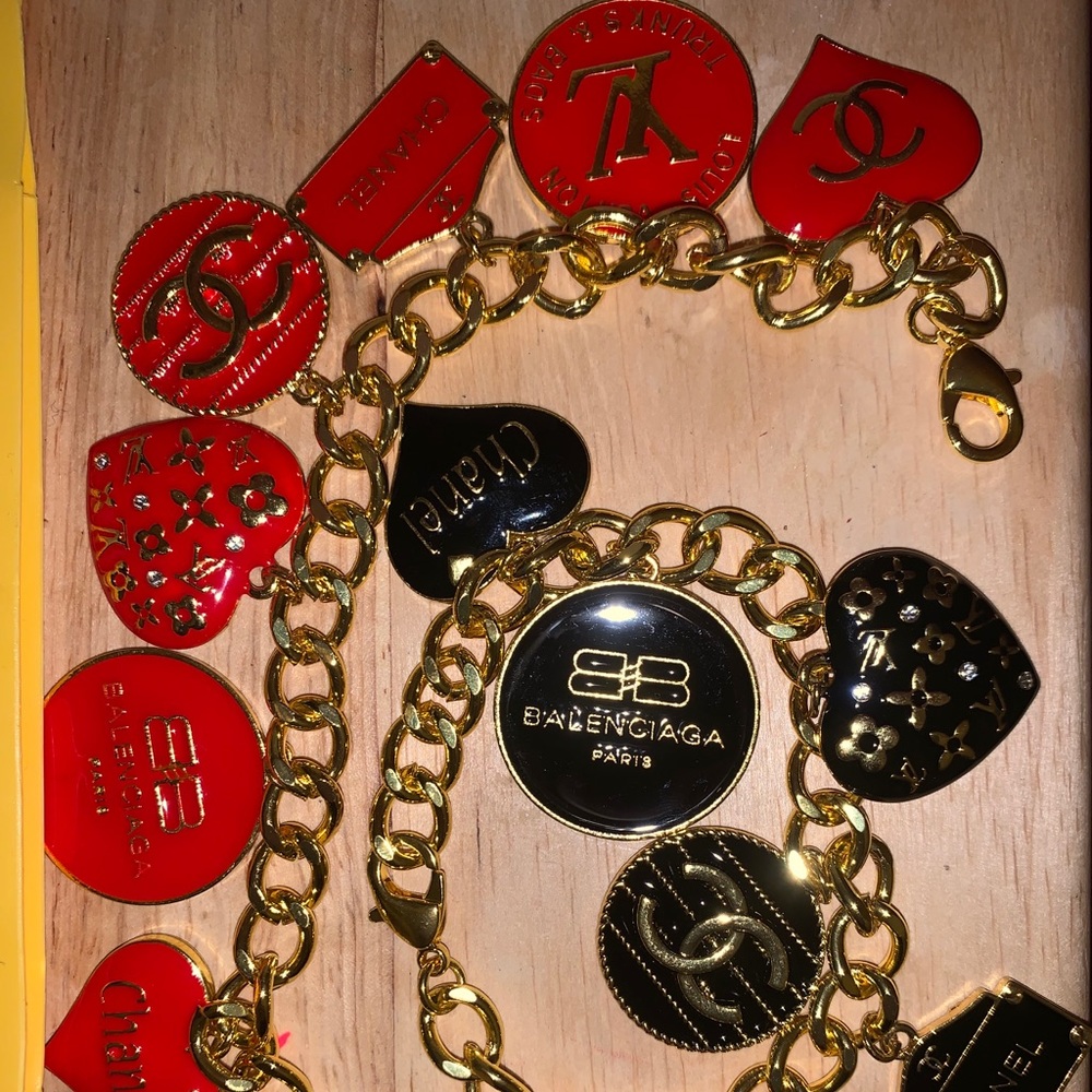Designer charm bracelets❤️🖤